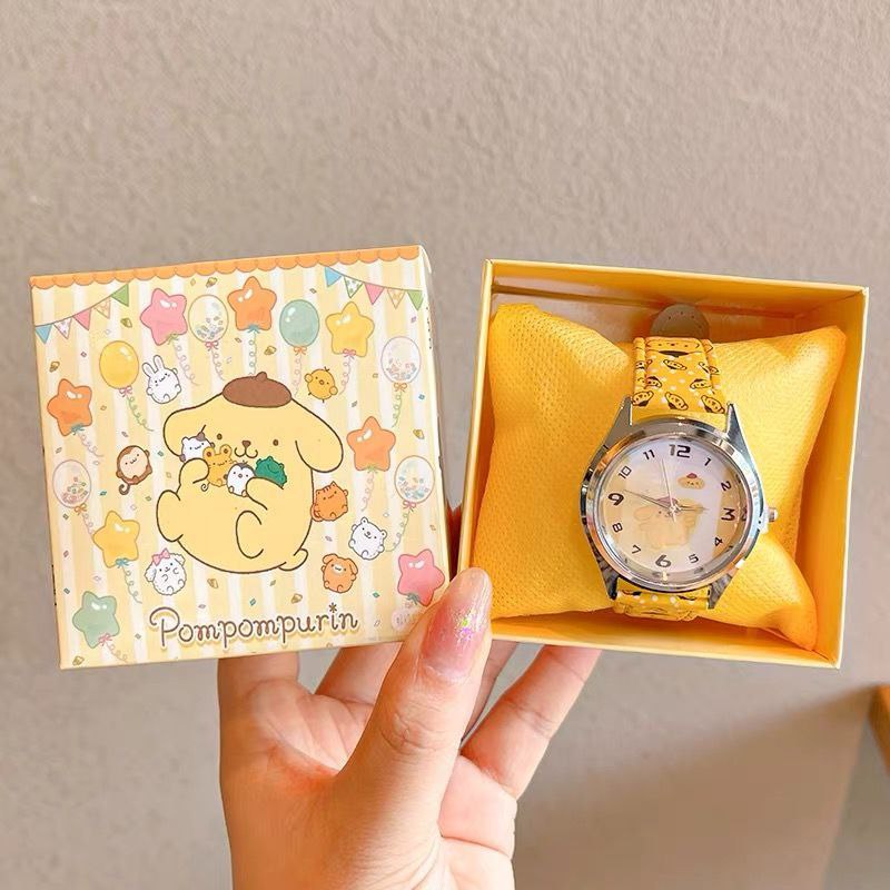 ساعت مچی بچه گانه کارتونی پوم پون پورین pompompurin