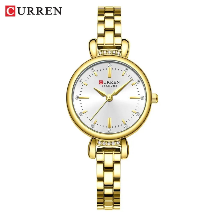 ساعت مچی زنانه کارن مدل CURREN 9098 - ضدآب - بند استیل - اورجینال - ضدآب