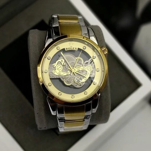 ساعت مردانه رولکس Rolex با صفحه نمایش چرخ دنده ای قلب باز